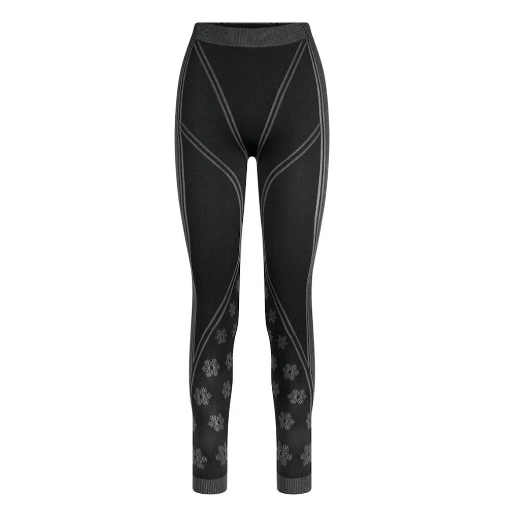 Skims First Layers Legging Obsidian Winter Fair Isle PT-PNT-9974W Black L/XL